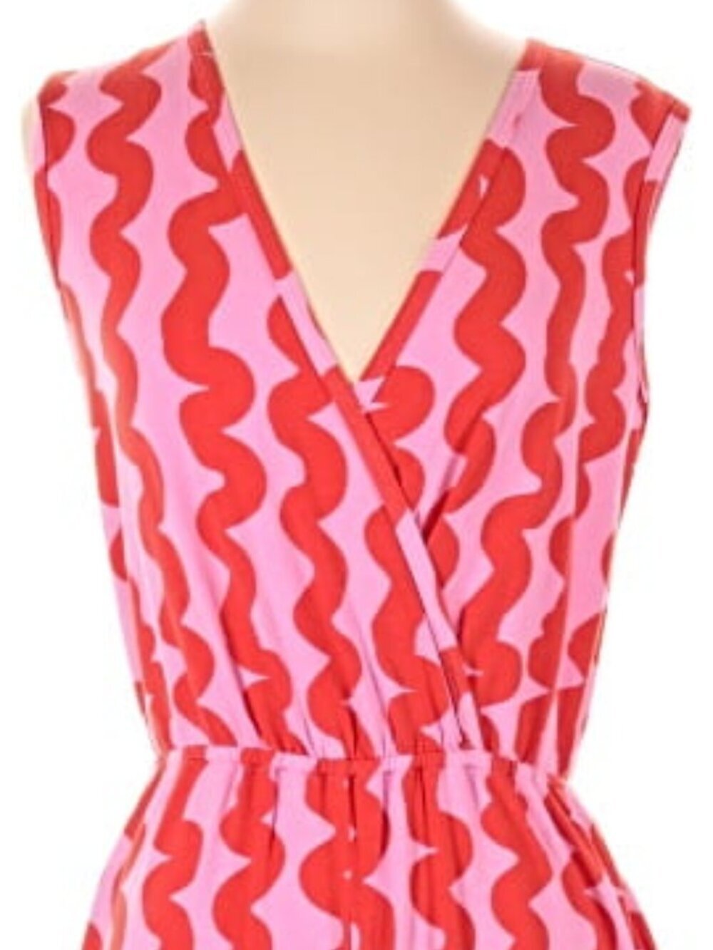 Nooworks Sonny Suit Pink Squiggle Jumpsuit Small Like New Made in California - Picture 2 of 3